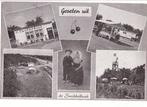 Kapelle Biezelinge -groeten uit de Smokkelhoek 5-vensterkrt, Verzamelen, Verzenden, 1940 tot 1960, Ongelopen, Zeeland