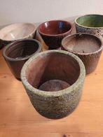 stoere vintage bloempotten 3 voor 24 euro bloempot Zaalberg, Tuin en Terras, Bloempotten, Rond, Ophalen of Verzenden, Zo goed als nieuw