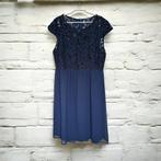 Esprit Jurk Maat 42 Donkerblauw Kant Mini Sjiek, Galajurk, Maat 42/44 (L), E, E