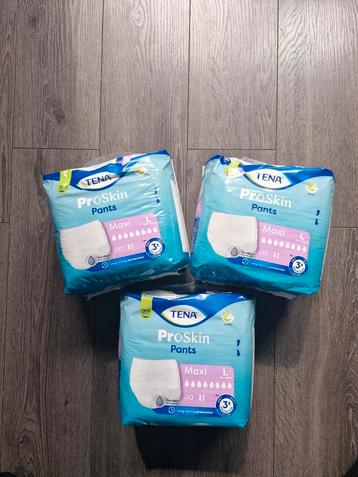 3x Tena ProSkin pants Maxi L beschikbaar voor biedingen