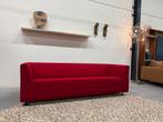 Nieuw Gelderland 4800 3 zits Bank Vidar stof Rood 220, Huis en Inrichting, 75 tot 100 cm, Ophalen of Verzenden, Rechte bank, Gelderland