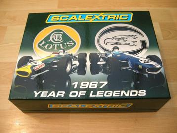 Slot cars - Scalextric Classics; 1967 Year of Legends beschikbaar voor biedingen