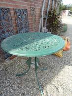 erg mooie Franse tuintafel / tuin tafel / tafeltje, Tuin en Terras, Ophalen, Rond, Hout