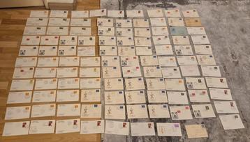 108 stuks drukwerk (enveloppen). beschikbaar voor biedingen