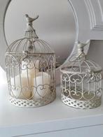 Set van twee Brocante Vogelkooitjes Vogelkooitje Nieuw, Antiek en Kunst, Ophalen of Verzenden