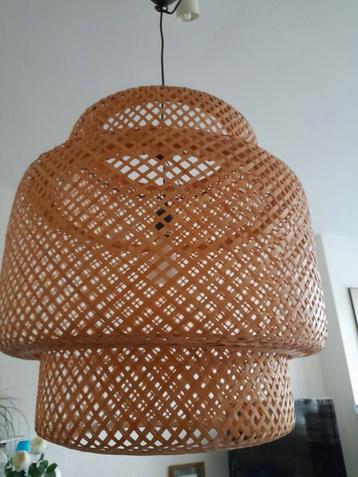 Grote lamp rotan bamboe Sinnerling Ikea  - zgan beschikbaar voor biedingen