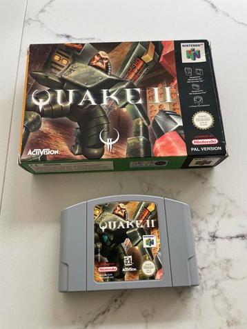 Quake II N64 - met originele doos beschikbaar voor biedingen