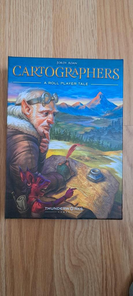 Carthographers Roll & Write - Zo goed als nieuw!, Hobby en Vrije tijd, Gezelschapsspellen | Bordspellen, Zo goed als nieuw, Een of twee spelers