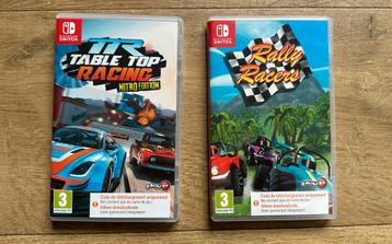 Twee Nintendo Switch Games: Rally Racers & Table Top Racing beschikbaar voor biedingen