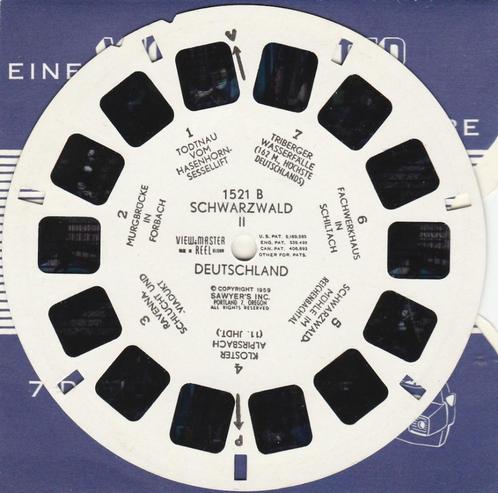 view master 1512B BOVEN BEIEREN III DUITSLAND viewmaster, Verzamelen, Speelgoed, Zo goed als nieuw, Ophalen of Verzenden