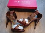 Sexy sandalettes van Pleaser Maat 40, Verzenden, Nieuw, Zwart