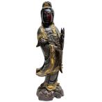 Antiek Chinees houten Guanyin uit de Qing-periode LOT 455