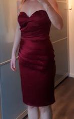 Guess bordeaux rode satijnen cocktailjurk - als nieuw, Kleding | Dames, Gelegenheidskleding, Maat 38/40 (M), Guess, Cocktailjurk