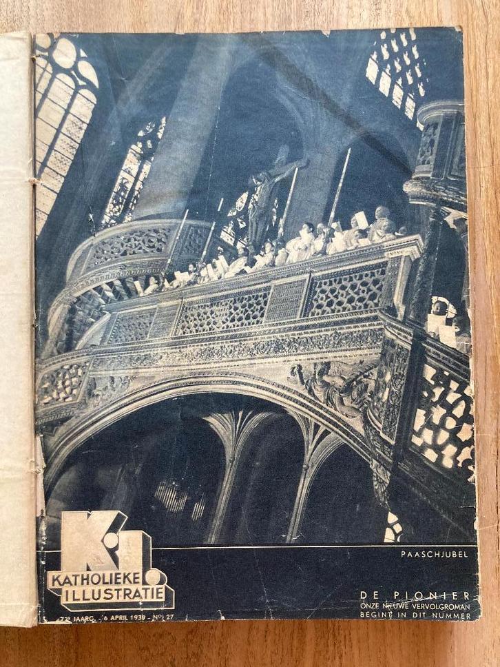 De Katholieke Illustratie gebundeld oud weekblad familieblad, Boeken, Tijdschriften en Kranten, Gelezen, Overige typen, Ophalen of Verzenden