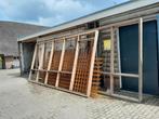 Kozijn van hardhout 250 h 513 br, Ophalen, Gebruikt, Hout, Deurkozijn