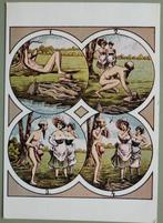 naakte man en 2 vrouwen - 307, Ophalen of Verzenden, 1980 tot heden, Ongelopen, Overige thema's