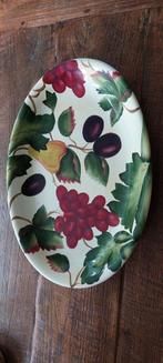 Siaki groot ovaal serveerbord, fruitschaal 10,00, Antiek en Kunst, Antiek | Wandborden en Tegels, Ophalen