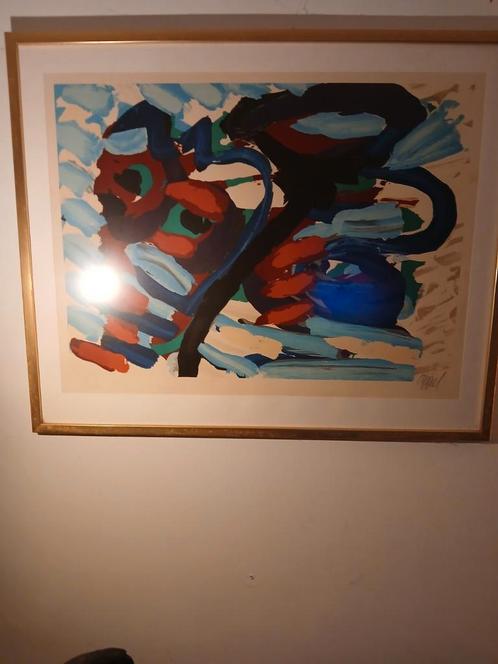 GRAFIES WERK VAN KAREL APPEL UIT 1978., Antiek en Kunst, Kunst | Schilderijen | Klassiek, Ophalen of Verzenden