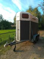 Paardentrailer, Ophalen, Gebruikt, Hout, 1½-paards trailer