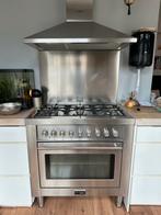 Bosch Solitaire Gasfornuis met Afzuigkap, Witgoed en Apparatuur, Fornuizen, Ophalen, Gebruikt, 60 cm of meer, Grill