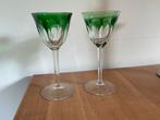 2 Val St.Lambert wijnglazen / portglazen, Antiek en Kunst, Antiek | Glas en Kristal, Ophalen of Verzenden
