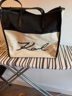 Shopper/tas van Karl, Sieraden, Tassen en Uiterlijk, Tassen | Damestassen, Ophalen of Verzenden, Zo goed als nieuw, Beige, Shopper
