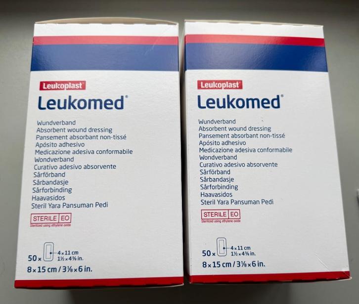 Leukomed Wondverbanden (8x15 cm) - 100 Stuks, Diversen, Verpleegmiddelen, Nieuw, Ophalen of Verzenden
