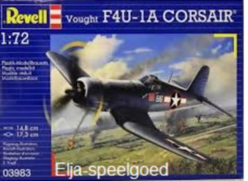 Revell 1:72 Vought F4U-1A Corsair modelbouw 3983 modelbouw beschikbaar voor biedingen