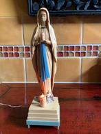 Religie ❤️ mooi oud lampje Maria van Lourdes, Antiek en Kunst, Antiek | Religie, Ophalen of Verzenden