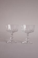 SET VAN 2 VINTAGE KRISTALLEN COCKTAILGLAZEN, Antiek en Kunst, Ophalen of Verzenden
