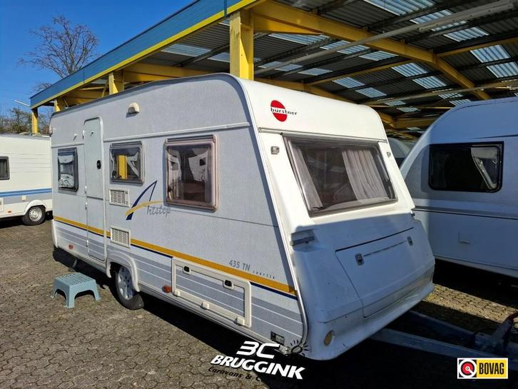 Bürstner Artstep 435 TS - BORCULO, Caravans en Kamperen, Caravans, tot en met 4, 750 - 1000 kg, Rondzit, Bürstner, Vast bed, Overige typen