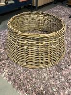 Rieten Kerstmand, Kerstrok voor Kerstboom, Huis en Inrichting, Ophalen, Mand, Rond, Zo goed als nieuw