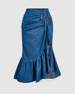 Spijkerrok Elise (44 tm 52) ** NIEUW **, Kleding | Dames, Grote Maten, Verzenden, Nieuw, Blauw, Rok