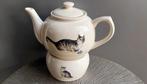 Vintage theepot poes poezen kat jaren 60 servies, Huis en Inrichting, Keuken | Servies, Ophalen of Verzenden, Zo goed als nieuw