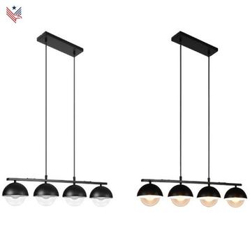 Metalen Hanglamp Eettafel Retro 4-Lampen beschikbaar voor biedingen