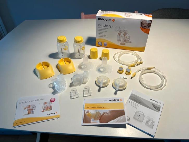 Medela borstkolf - type Symphony, Kinderen en Baby's, Babyvoeding en Toebehoren, Zo goed als nieuw, Borstkolf, Ophalen of Verzenden