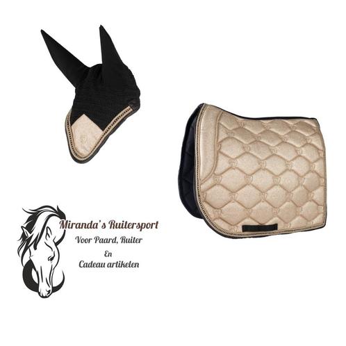 Horka Dressuurdekje/setje Glitter Rosé Goud maat Full, Dieren en Toebehoren, Paarden en Pony's | Dekens en Dekjes, Nieuw, Ophalen of Verzenden