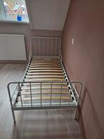 Meisjesbed, wit/ spijlen, Ophalen of Verzenden, Zo goed als nieuw, 180 cm of meer, 85 tot 100 cm