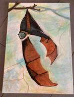 Schilderij van vleermuis, Antiek en Kunst, Ophalen