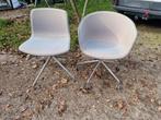 Set van Hay bureaustoel en draaibare stoel kvadrat chrome, Huis en Inrichting, Stoelen, Ophalen, Gebruikt, Twee, Overige kleuren