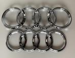 Audi Ringen embleem voorkant / achterkant zilver, Ophalen of Verzenden, Nieuw, Voor, Audi