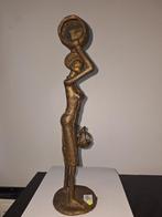 Bronzen Afrikaans beeld, Antiek en Kunst, Ophalen