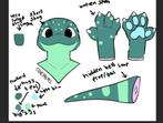 Gecko fursuit preclaim, Ophalen of Verzenden, Gebruikt