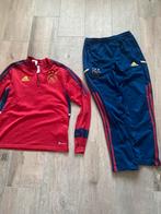 Ajax Trainingspak Adidas - Gedragen, maat 164, Fitness, Overige maten, Ophalen of Verzenden, Gedragen