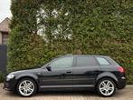 Audi A3 Sportback 2.0 TFSI Quattro S-Line Trekhaak, Auto's, Euro 5, Zwart, 1984 cc, Leder en Stof