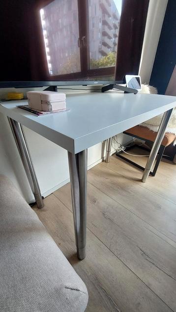 4 verstelbare ikea tafelpoten Olof kleur metaal. Tafelblad beschikbaar voor biedingen