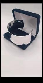 Zilveren armband klemarmband modern klassiek gemerkt 925, Ophalen, Zo goed als nieuw, Zilver