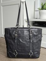 Coach Gallery East West zwarte tas van leer, Ophalen of Verzenden, Gebruikt, Zwart, Shopper