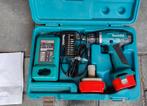 Makita Accu-boormachine met 2 accu's DC1414 T, Ophalen, Gebruikt, 600 watt of meer, Boormachine