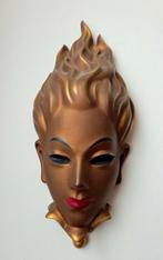 Paul Kinsler wandmasker gesigneerd 'lotusblume' jaren 60, Verzamelen, Ophalen of Verzenden